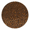 GLM-4134-SAMPLE Fishnet Sequin Glitter Wallcovering Black Copper designer-wallcoverings-los-angeles