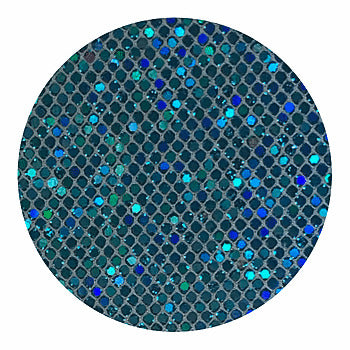 Fishnet Sequin Glitter - White Blue Hologram | Glitter Walls