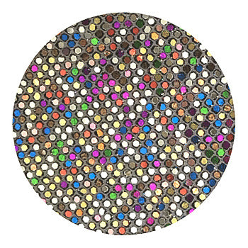 GLM-4152-SAMPLE Fishnet Sequin Glitter Wallcovering White Multi designer-wallcoverings-los-angeles