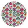 GLM-4181-SAMPLE Copy Of Heart Glitter Wallcovering Multi On Rainbow designer-wallcoverings-los-angeles