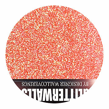 Hollywood Glamour Glitter - Orange Iris | Glitter Walls