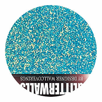 Hollywood Glamour Glitter - Disco Blue | Glitter Walls