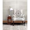 Stelios Grey Grasscloth | Jeffrey Stevens - Image 3