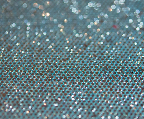 Sting Ray Sequin - Aegean Mist | Glitter Walls