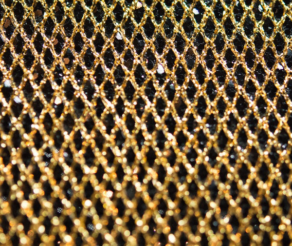Sting Ray Sequin - Gold Black Scales | Glitter Walls