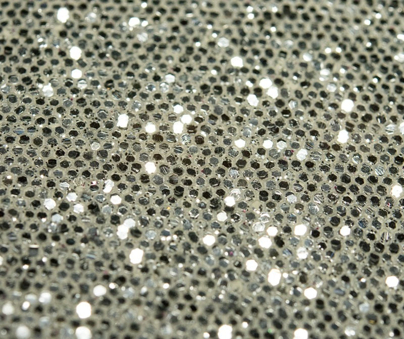 Sting Ray Sequin - Silver | Glitter Walls swatch