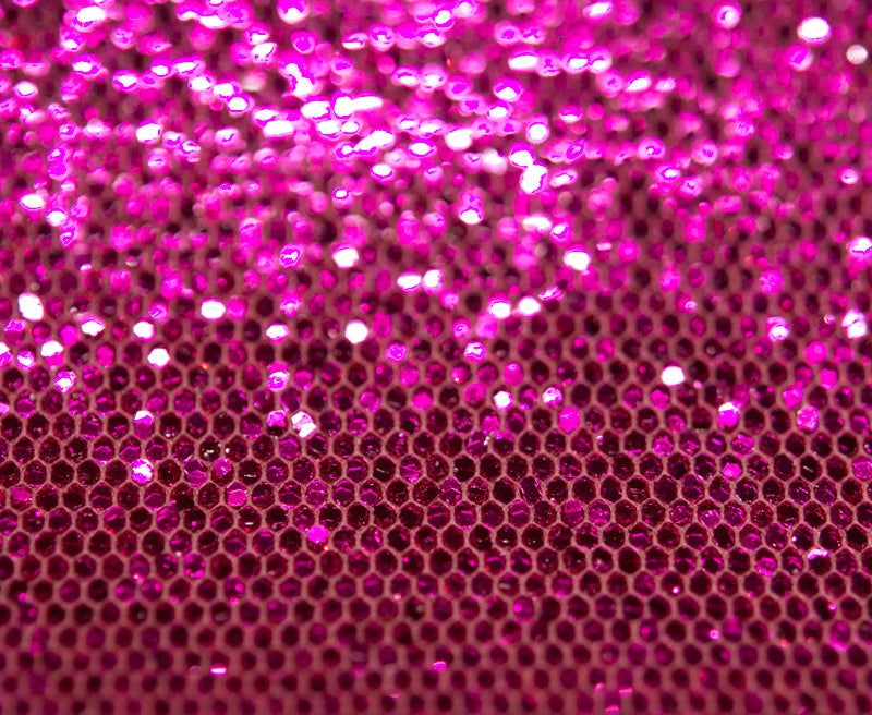 Sting Ray Sequin - Fuschia Pink | Glitter Walls swatch