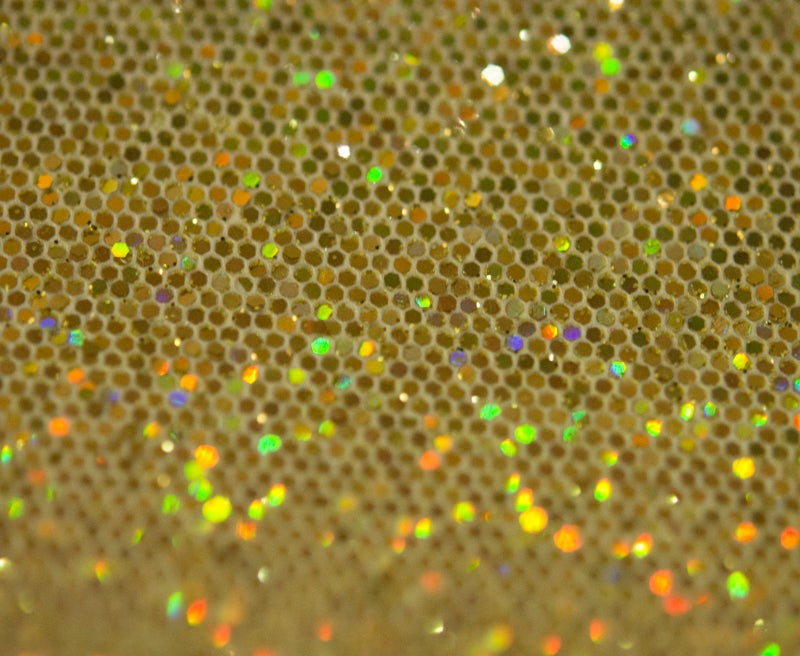Sting Ray Sequin - Gold Multi | Glitter Walls swatch