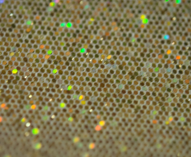 Sting Ray Sequin - Vintage Gold | Glitter Walls swatch