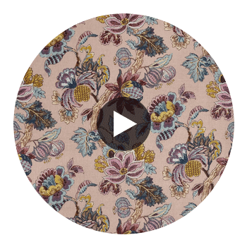 Stockbridge Fabrics (af16140) – Blush | Thibaut Circular Swatch | Thibaut
