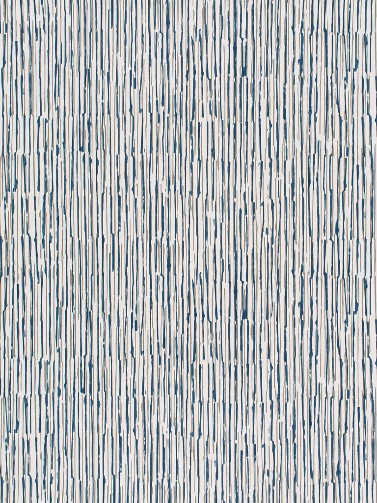 Stockholm Current Ink Blue Wallcovering | Phillipe Romano