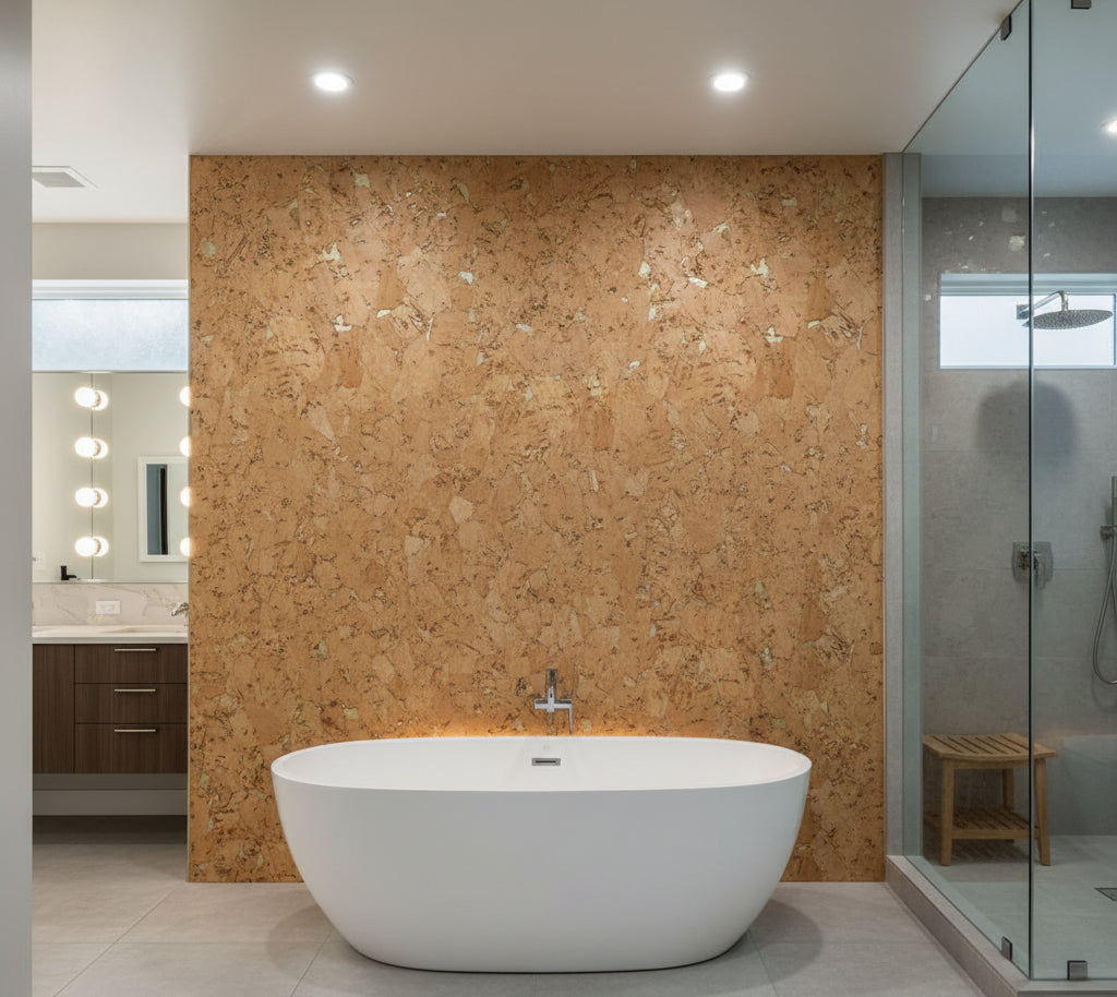 Suarez Cork | Phillipe Romano - bathroom room setting