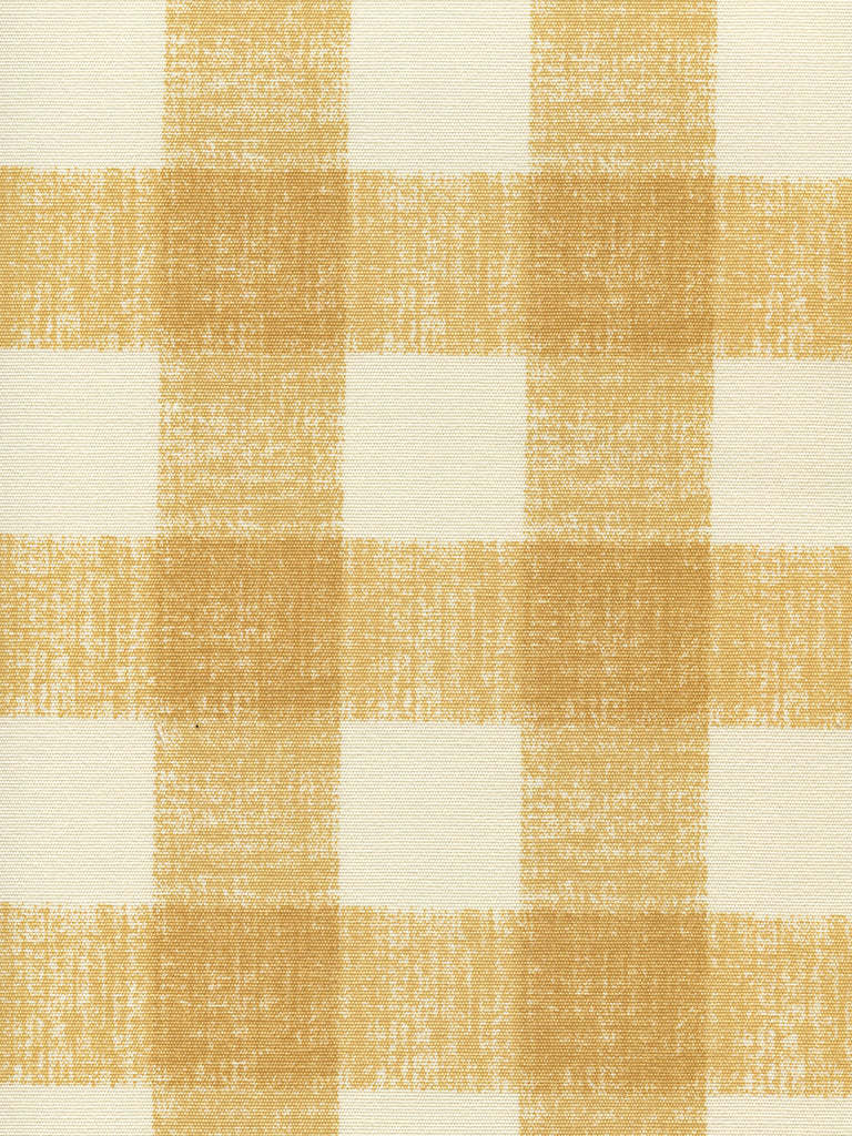 Hingham Plaid, Sudbury Yellow on Cream Suncloth