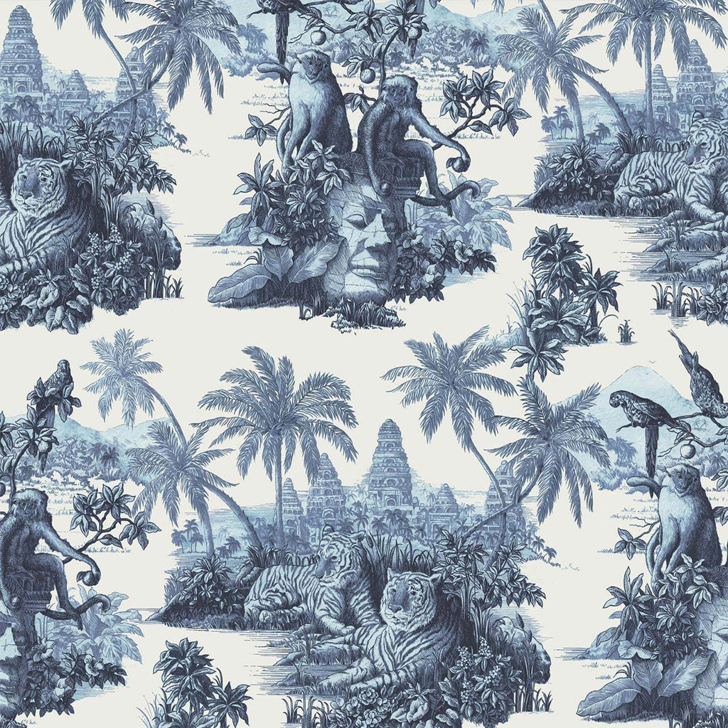 Sumatra Off-White & Azure, Sample