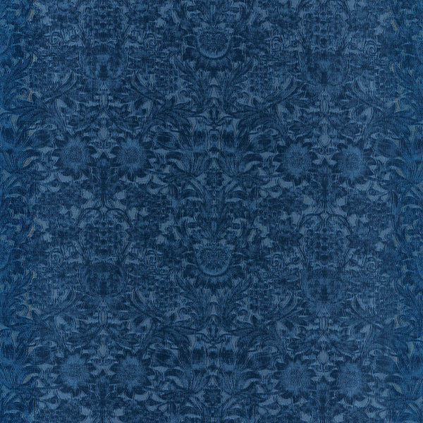 Sunflower Caffoy Velvet Inky Fingers | Morris & Co.