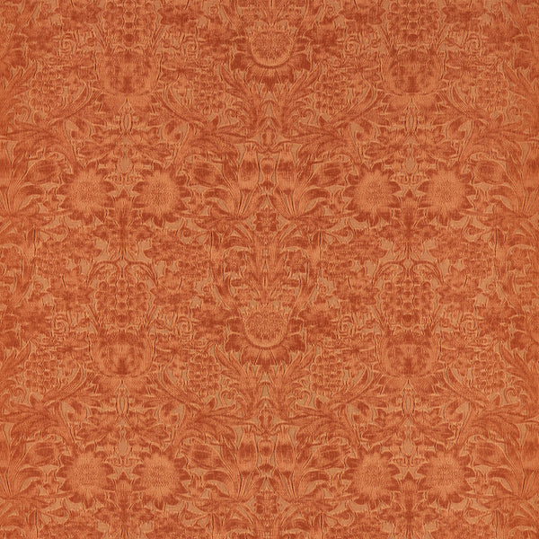Sunflower Caffoy Velvet Redhouse | Morris & Co.