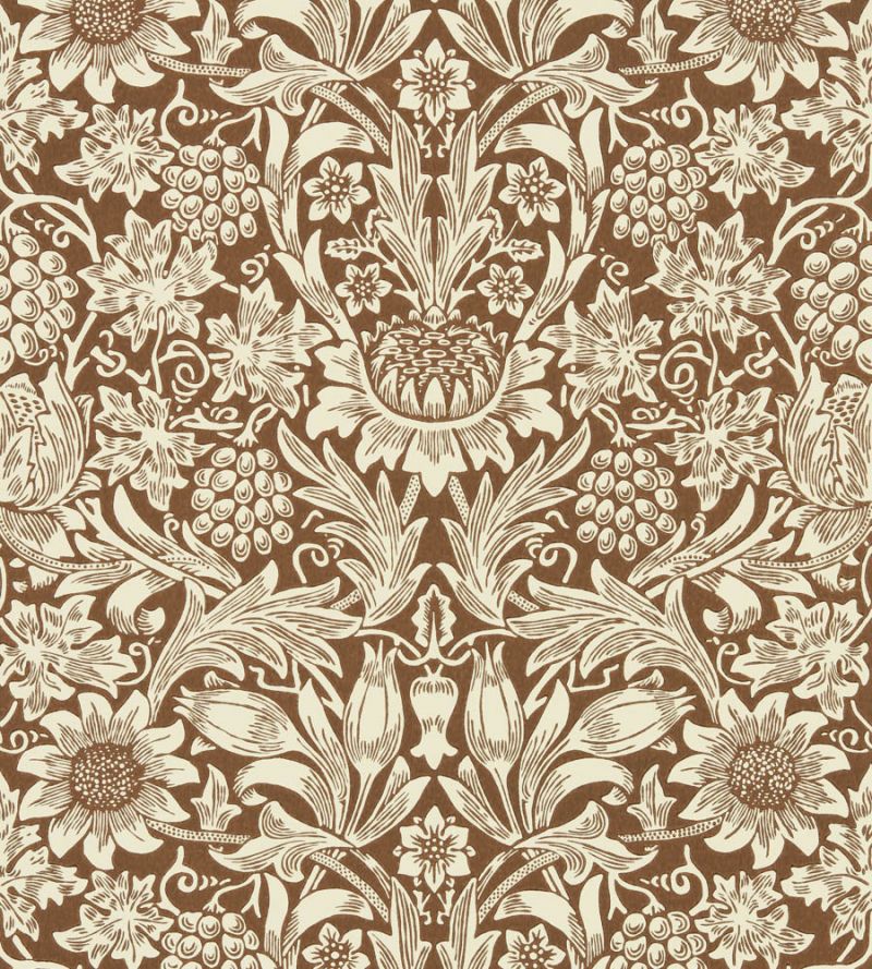 Sunflower Wallpaper Gold  | William Morris