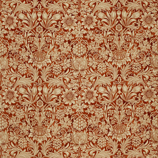 Sunflower Velvet Saffron/Vellum | Morris & Co.