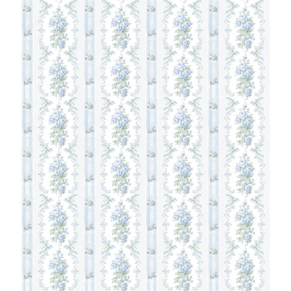 Sweet Blue Dreamy Days Peel and Stick Wallcovering | Jeffrey Stevens