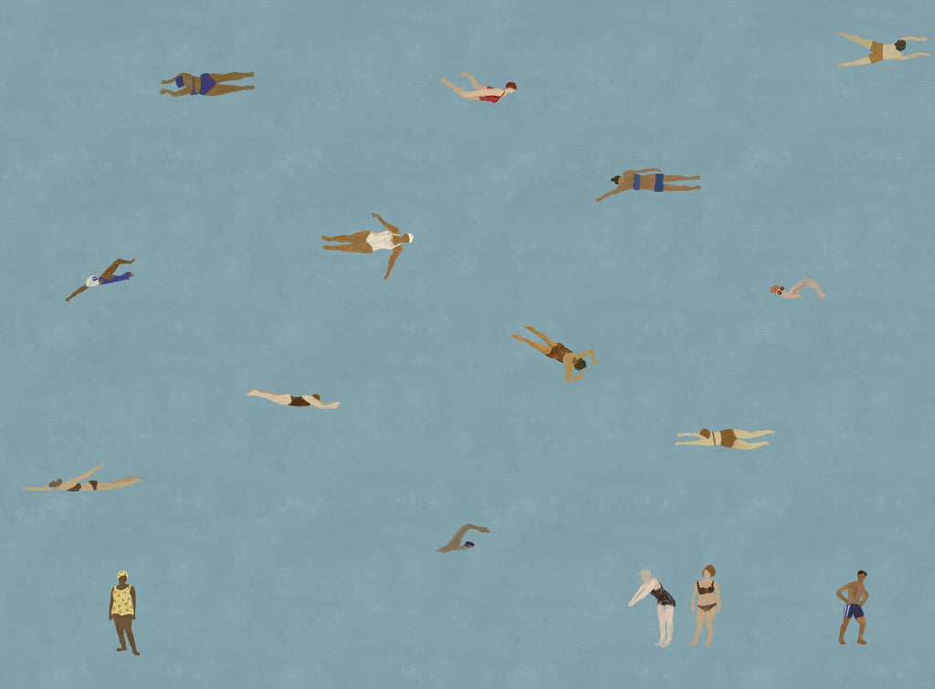 Swimmers, Blue - Image 2