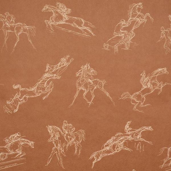 Tanbark - Umber Wallcovering | Schumacher