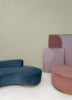 Taupe Batik Block Peel and Stick Wallcovering | Jeffrey Stevens - Image 2