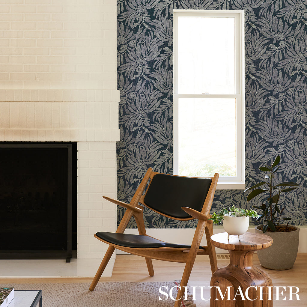 TAYRONA PALM MOSAIC SISAL PACIFIC OCEAN HUES | Schumacher - Image 10