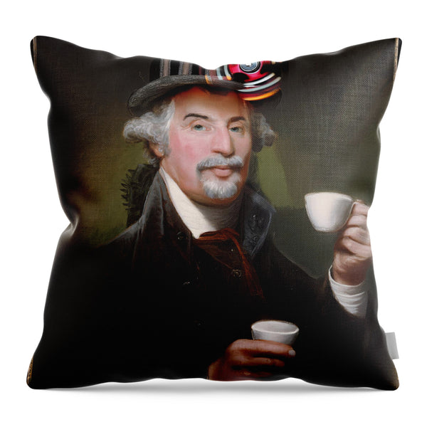 Tea Spinner - Throw Pillow