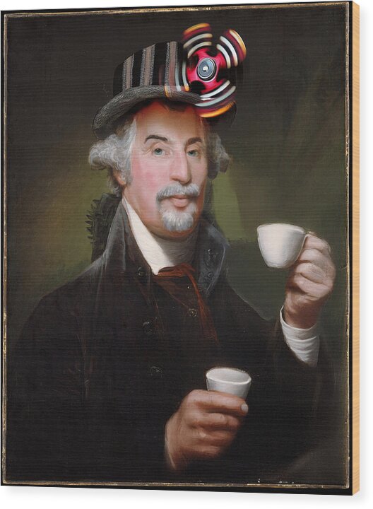 Tea Spinner - Wood Print