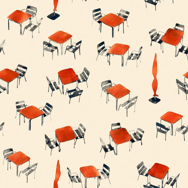 Terraceo Beige Wallcovering | Tres Tintas