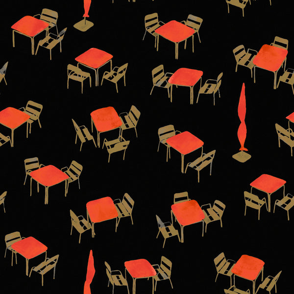 Terraceo Black Wallcovering | Tres Tintas