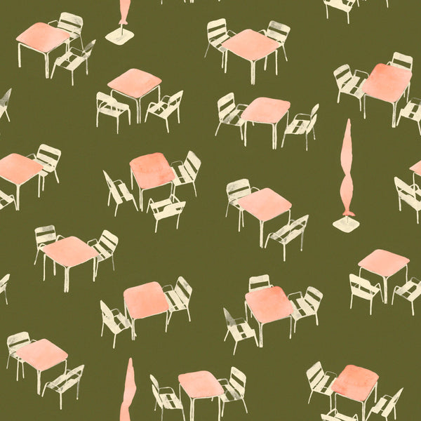 Terraceo Green Wallcovering | Tres Tintas