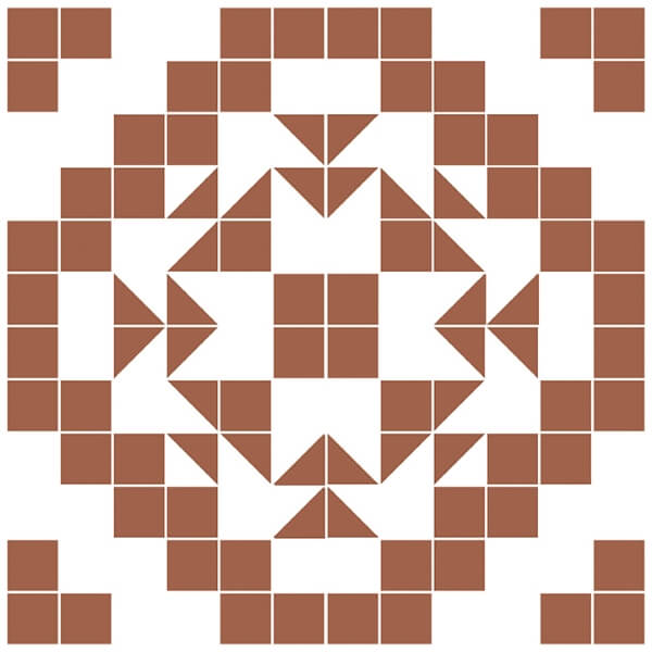 Terracotta Matias Peel and Stick Floor Tiles | Jeffrey Stevens - Image 2