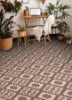 Terracotta Matias Peel and Stick Floor Tiles | Jeffrey Stevens - Image 6