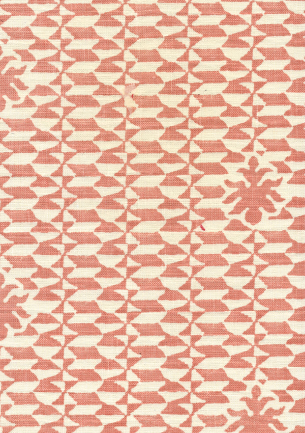 Carlo II, Terracotta on Curtain Weight Wallcoverings | Quadrille
