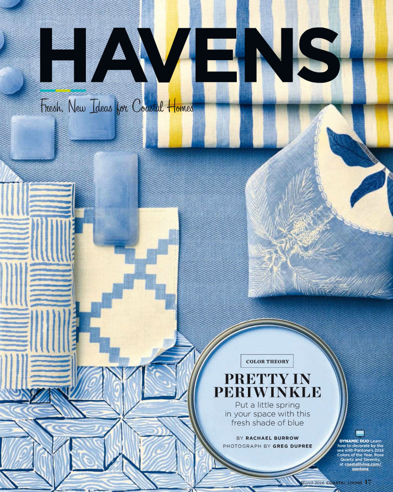 Room setting — Coastal Living, March 2016