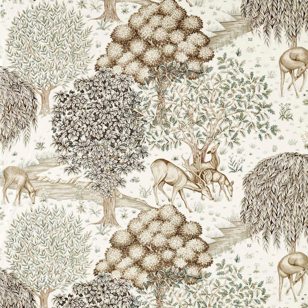 The Brook Wide Width Sage/Linen | Morris & Co.