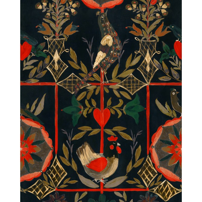 The Bird House Black Wallpaper | Mind The Gap