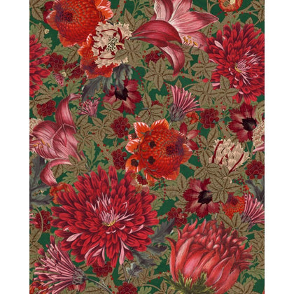 The Flowering - Green Wallcovering | Mind the Gap