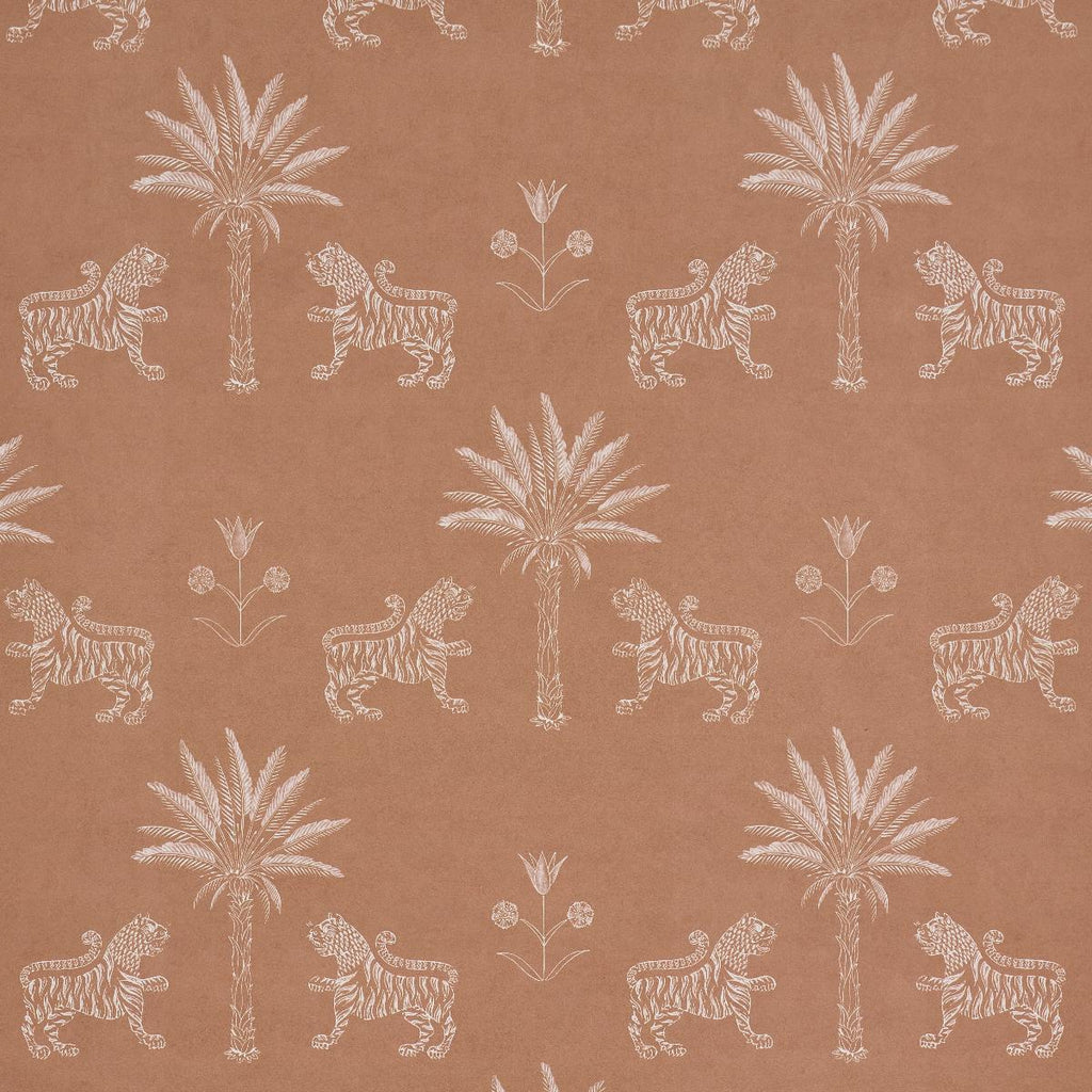 TIGER PALM SILHOUETTE MEDITERRANEAN SPICE | Schumacher - Image 12