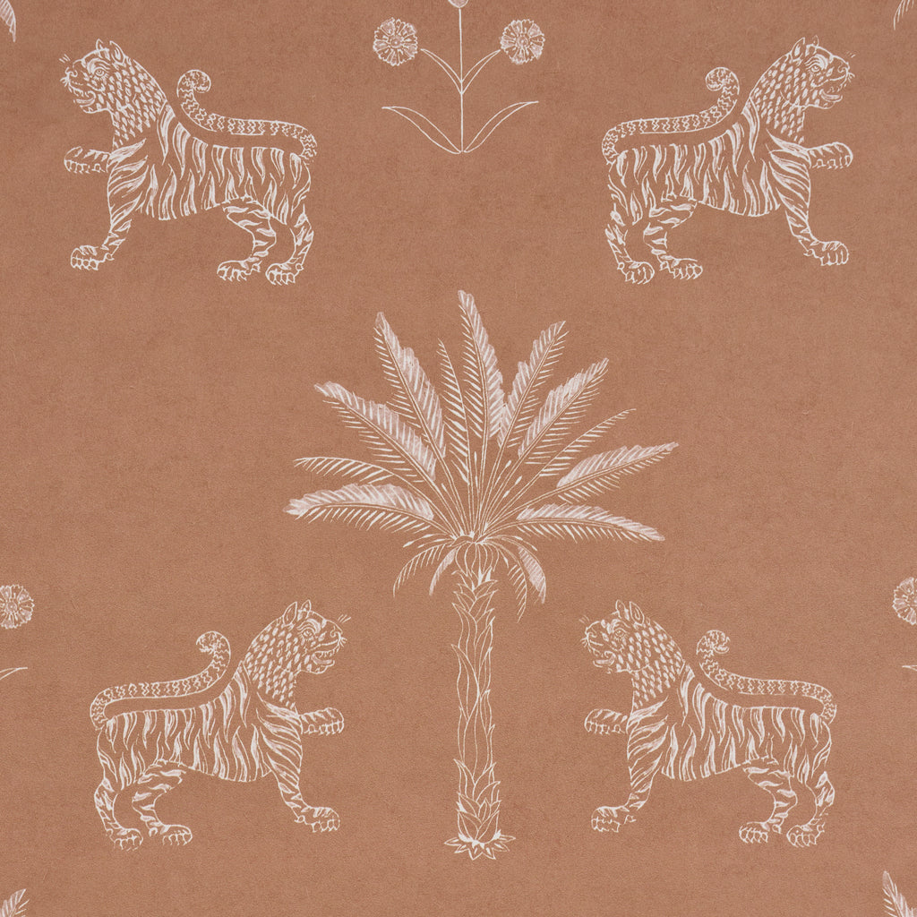 TIGER PALM SILHOUETTE MEDITERRANEAN SPICE | Schumacher - Image 6
