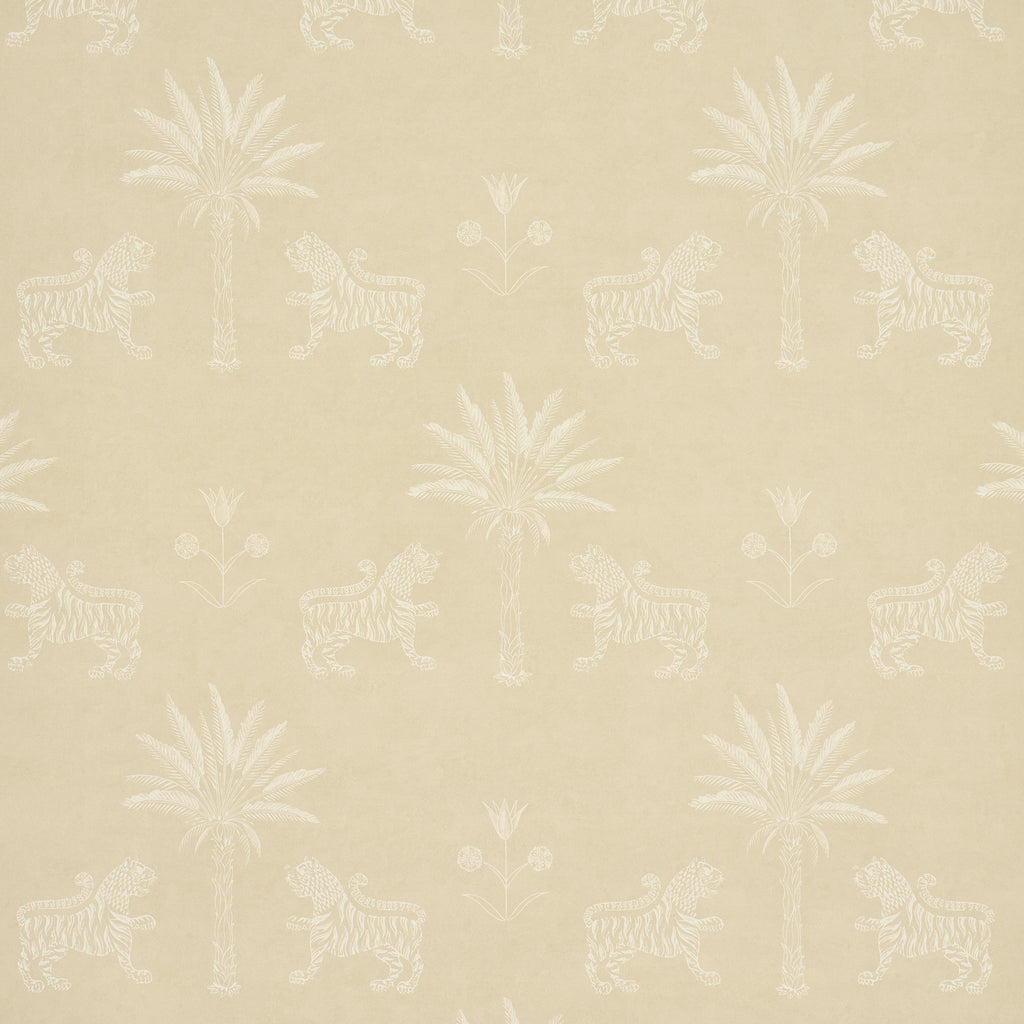 Tiger Palm Silhouette MISTRAL SAND | Schumacher - Image 1