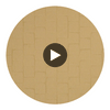 Tigressa Bargea Wallcovering Circular Swatch | DW