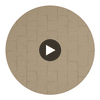 Tigressa Bargea Wallcovering Circular Swatch | DW