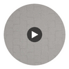 Tigressa Bargea Wallcovering Circular Swatch | DW