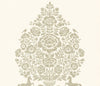 Till Cream President Damask Wallcovering swatch