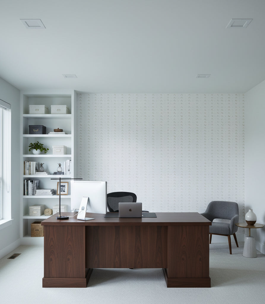 Titik Wp Linen | Caroline Cecil Textiles - office room setting