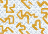 Toile Strokes Blue