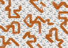 Toile Strokes Orange