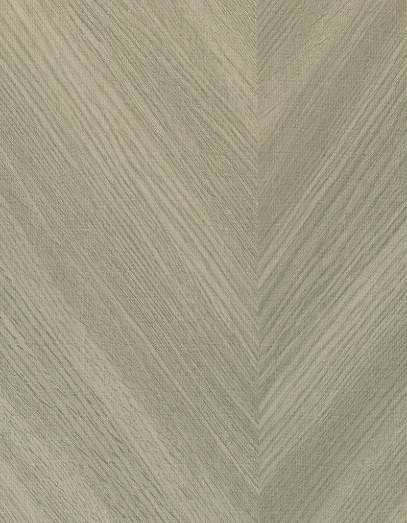 Tokyo Chevron Wood Taupe Wallcovering | Phillipe Romano